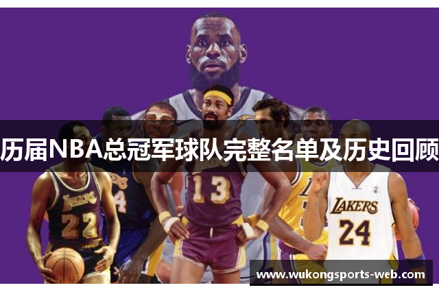 历届NBA总冠军球队完整名单及历史回顾