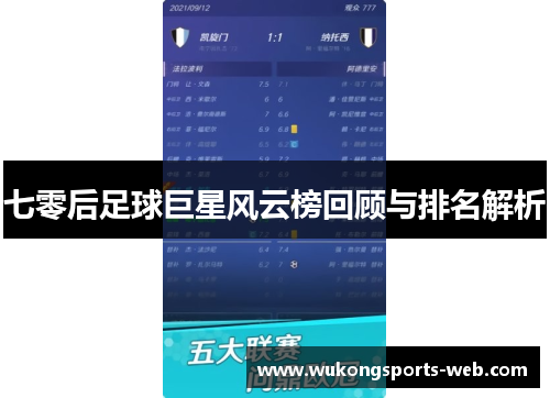 七零后足球巨星风云榜回顾与排名解析